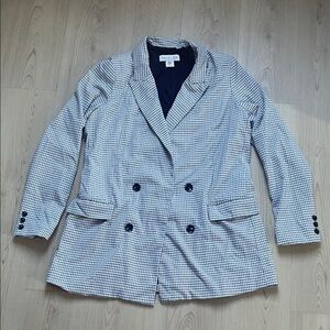 Rachel Zoe Black and White Checkered Blazer